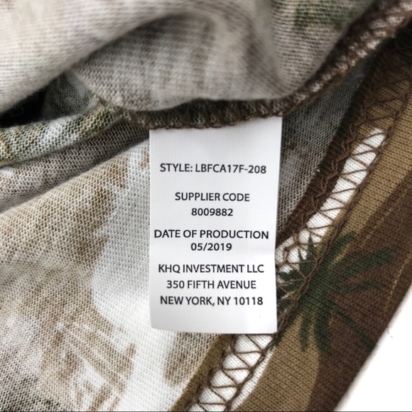 LUCKY BRAND Camouflage V-Neck Tee Skateboard Bears - Picture 9 of 10